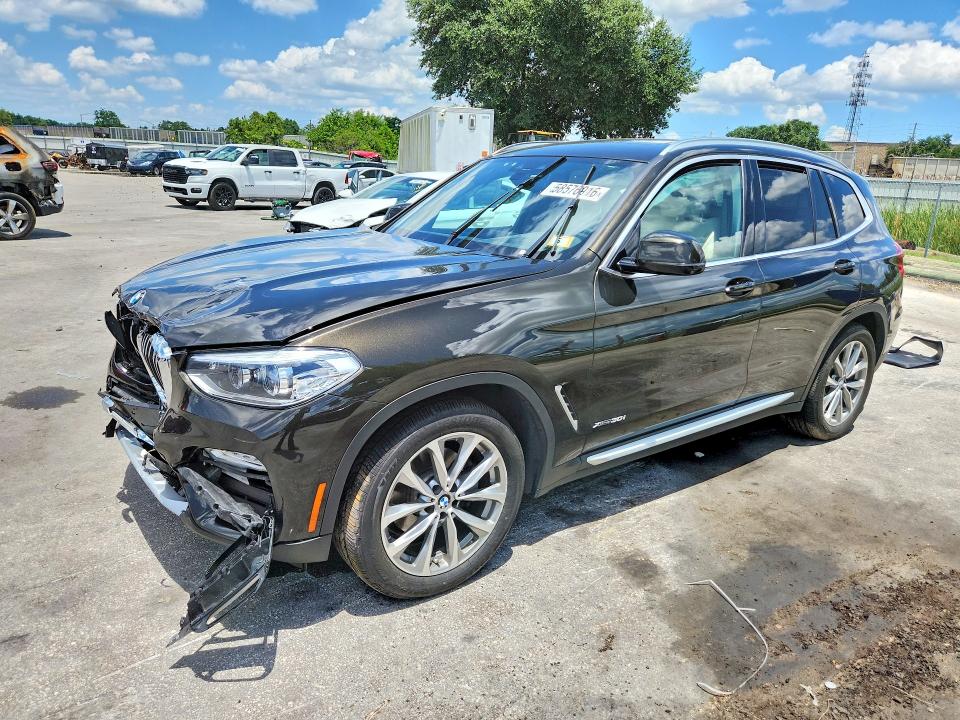 2018 BMW X3 VIN 5UXTR9C55JLD57996 COPART salvage auction — SIDE, Fl - Cert Of Title Slvg Rebuildable, sold $6,300 on 2026-07-14 (photo 1)