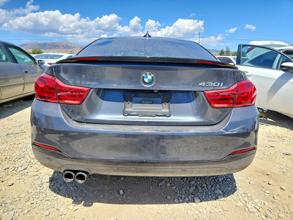 2018 BMW 4er VIN WBA4W3C56JAE99701 COPART salvage auction — FRONT END, Ca - Salvage Certificate, sold $1,500 on 2026-07-21 (photo 6)