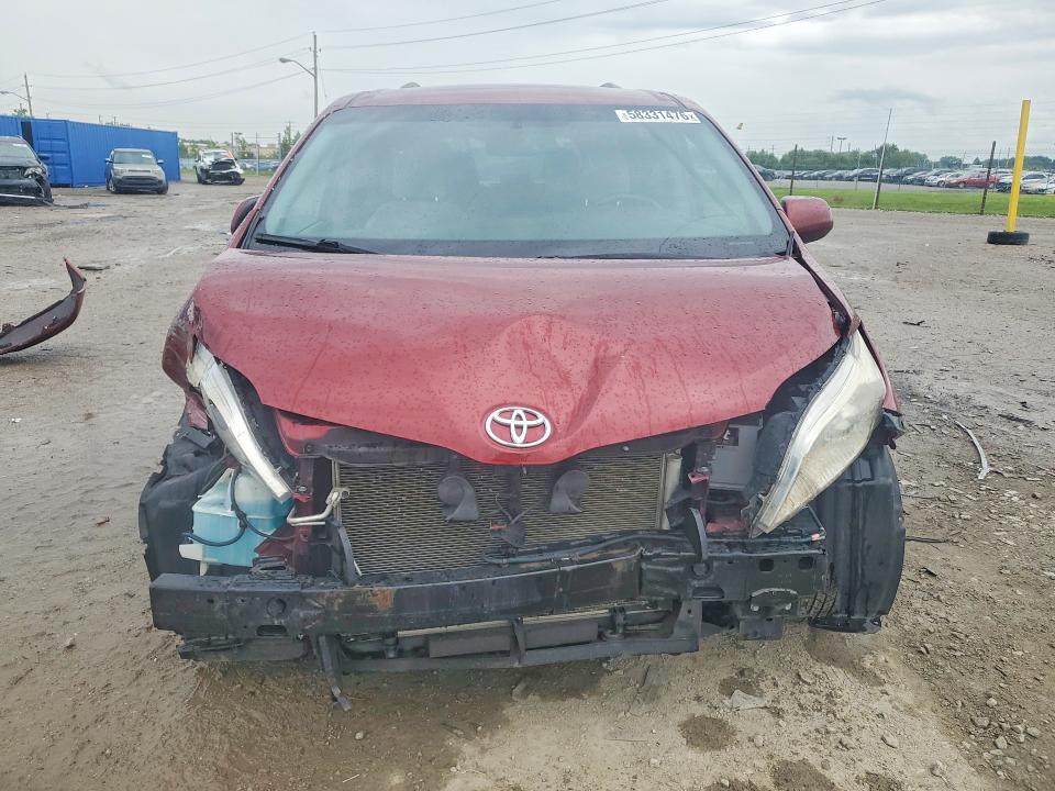 2015 Toyota Sienna VIN 5TDKK3DCXFS560302 COPART salvage auction — FRONT END, In - Cert Of Title-Salvage Title, sold $225 on 2026-07-21 (photo 5)
