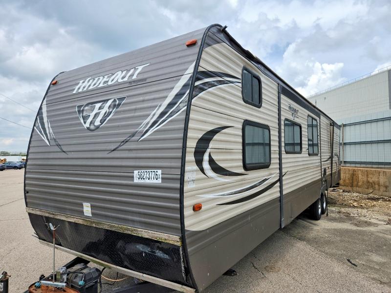 2017 Keystone Hideout VIN 4YDT38B26H7208238 COPART salvage auction — ROOF, OH - CERT OF TITLE-SALVAGE, sold $35 on 2026-07-09 (photo 9)