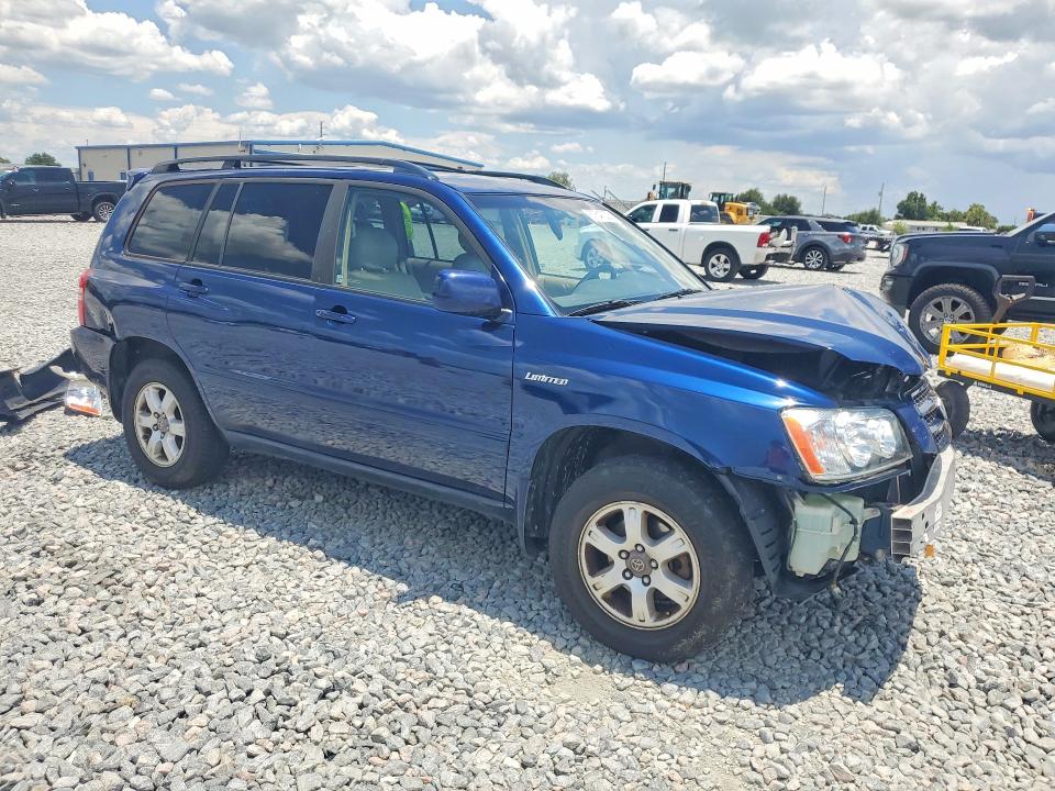 2003 Toyota Highlander VIN JTEHF21A330114532 COPART salvage auction — FRONT END, FL - CERT OF TITLE SLVG REBUILDABLE, sold $450 on 2026-07-10 (photo 4)