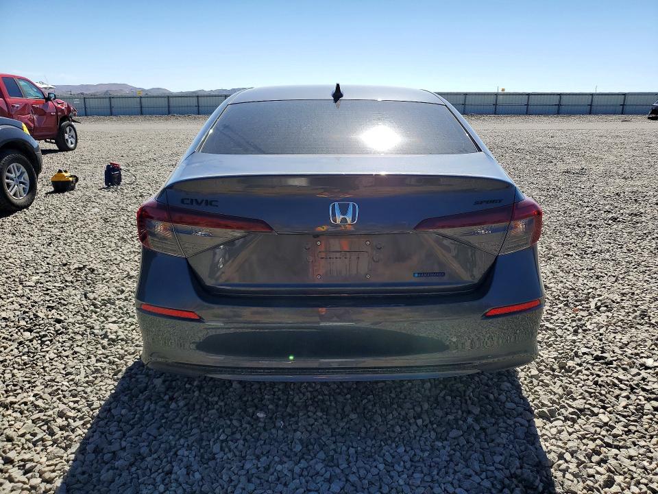2026 Honda Civic VIN 2HGFE4F87TH309028 COPART salvage auction — FRONT END, Nv - Salvage Title, sold $8,000 on 2026-07-30 (photo 6)