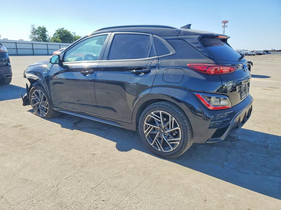 2022 Hyundai Kona VIN KM8K33A39NU870707 COPART salvage auction — FRONT END, Ca - Salvage Certificate, sold $4,450 on 2026-07-06 (photo 2)