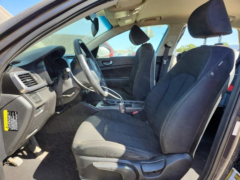 2017 Kia Optima hybrid VIN KNAGT4LE1H5008981 COPART salvage auction — FRONT END, CA - SALVAGE CERTIFICATE, sold $525 on 2026-07-16 (photo 7)