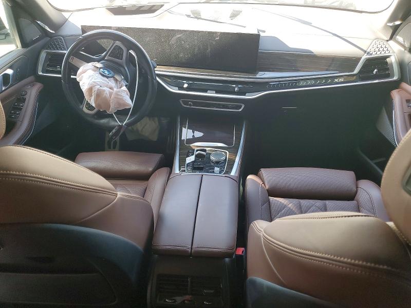 2024 BMW X5 VIN 5UX43EU04R9T34586 COPART salvage auction — FRONT END, Ca - Salvage Certificate, sold $35,500 on 2026-08-20 (photo 8)