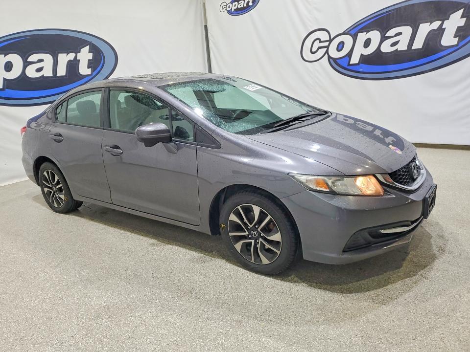 2015 Honda Civic VIN 19XFB2F86FE214214 COPART salvage auction — REAR END, CA - CERTIFICATE OF TITLE, sold $4,050 on 2026-07-09 (photo 4)
