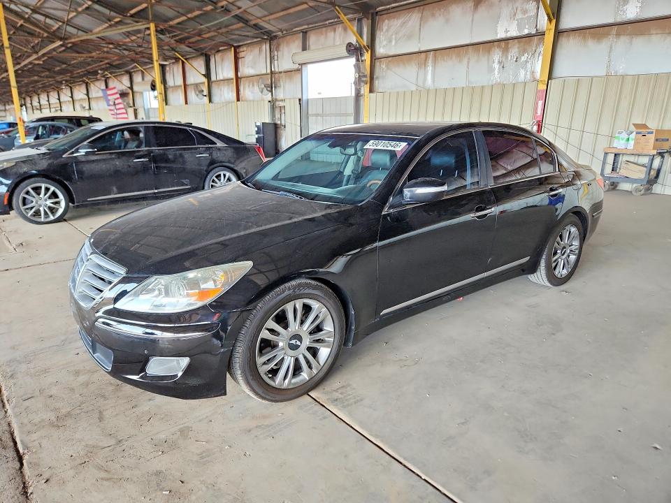 2011 Hyundai Genesis VIN KMHGC4DF2BU121423 COPART salvage auction — NORMAL WEAR, Az - Certificate Of Title (P), sold $1,150 on 2026-07-27 (photo 1)