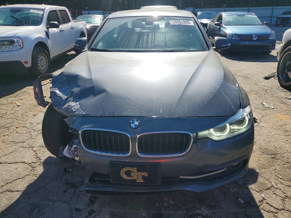 2017 BMW 3er VIN WBA8B9G32HNU55428 COPART salvage auction — FRONT END, Ga - Cert Of Title-Salvage, sold $4,900 on 2026-07-24 (photo 5)
