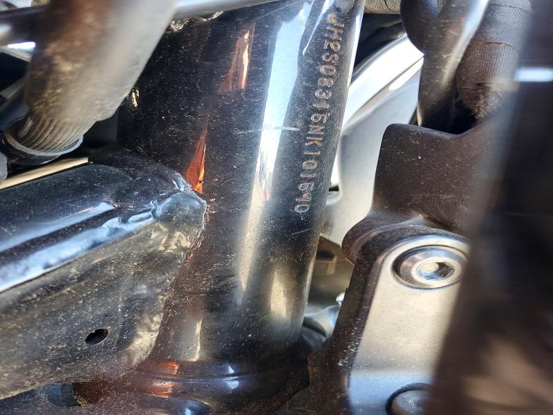 2022 Honda VIN JH2SC8315NK101590 COPART salvage auction — FRONT END, Ct - Cert Of Title-Salvage, sold $875 on 2026-07-23 (photo 8)