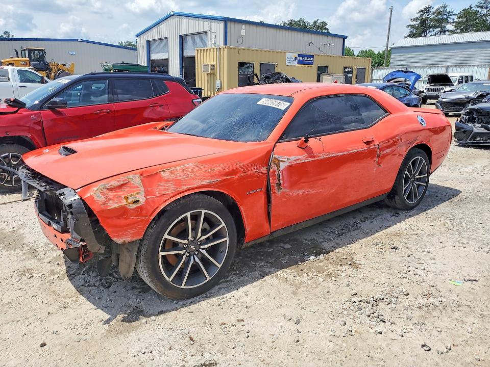 2022 Dodge Challenger VIN 2C3CDZBT0NH238614 COPART salvage auction — FRONT END, GA - CERTIFICATE OF TITLE, sold $900 on 2026-07-09 (photo 1)