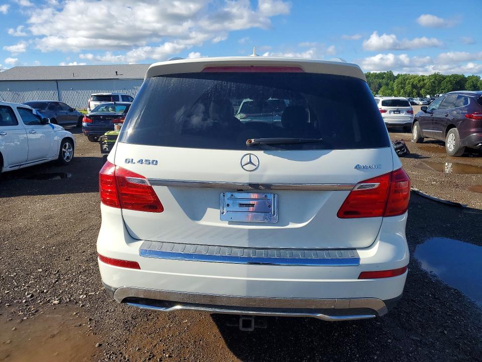 2013 Mercedes-benz Gl-klasse VIN 4JGDF7CE7DA134726 COPART salvage auction — HAIL, Oh - Cert Of Title-Salvage, sold $2,450 on 2026-07-02 (photo 6)