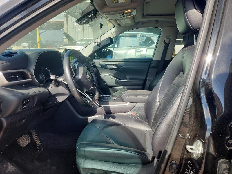 2023 Toyota Highlander VIN 5TDKDRAH8PS037231 COPART salvage auction — FRONT END, IN - CERTIFICATE OF TITLE, sold $10,200 on 2026-07-14 (photo 7)