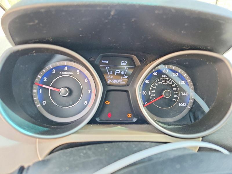 2014 Hyundai Elantra VIN KMHDH4AEXEU030159 COPART salvage auction — MINOR DENT/SCRATCHES, Oh - Certificate Of Title, sold $275 on 2026-07-08 (photo 9)