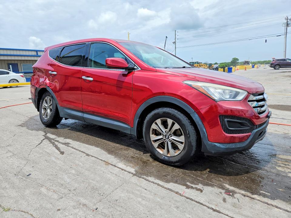 2016 Hyundai Santa fe VIN 5XYZT3LB8GG375278 COPART salvage auction — REAR END, Tn - Salvage Certificate, sold $1,750 on 2026-07-20 (photo 4)