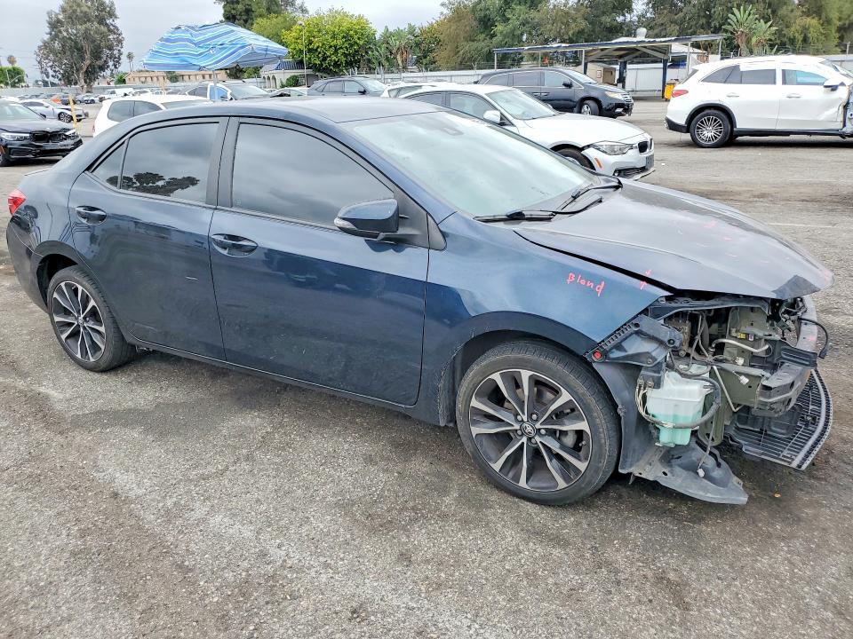 2019 Toyota Corolla VIN 5YFBURHE4KP893140 COPART salvage auction — FRONT END, Ca - Salvage Certificate, sold $3,150 on 2026-07-28 (photo 4)