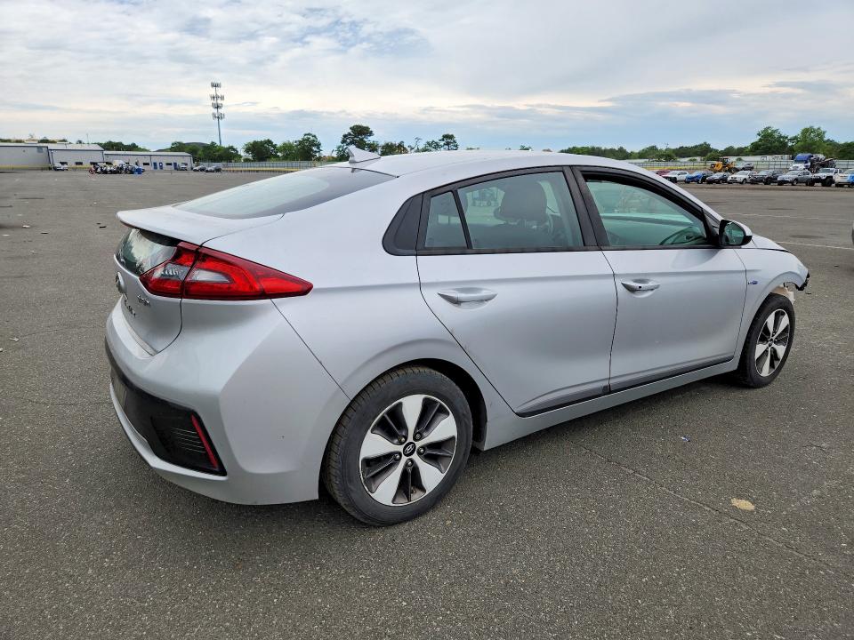 2019 Hyundai Ioniq VIN KMHC65LD3KU144348 COPART salvage auction — FRONT END, NY - MV-907A SALVAGE CERTIFICATE, sold $475 on 2026-07-27 (photo 3)