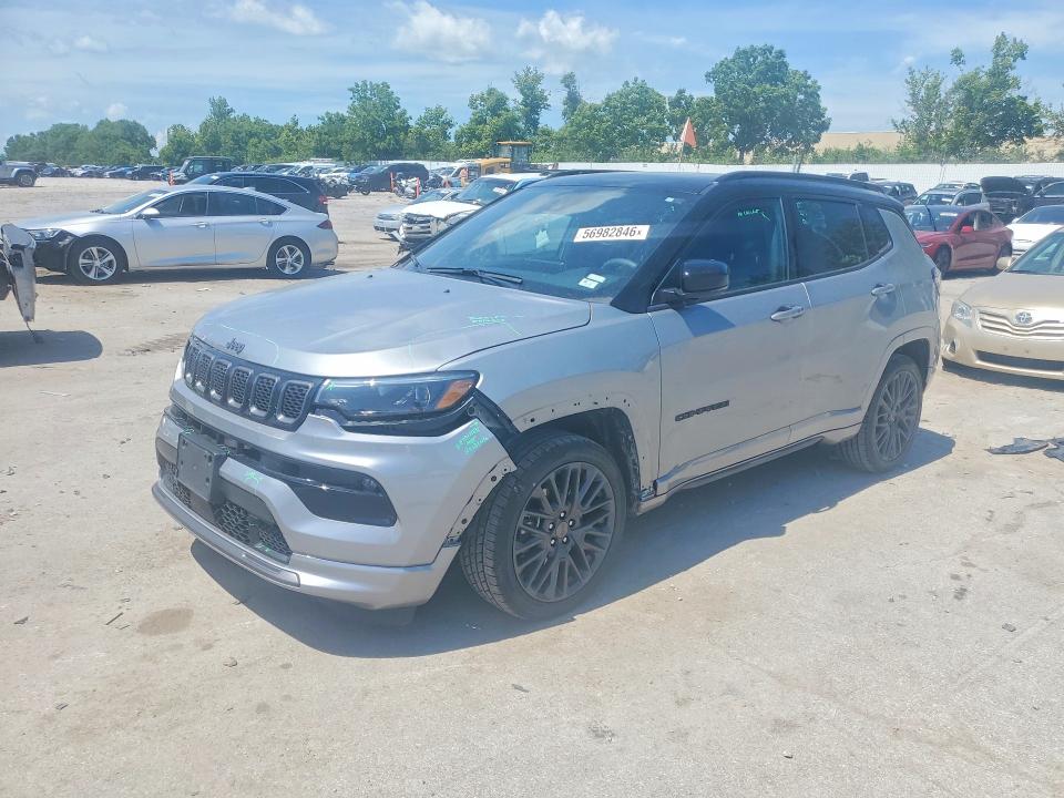 2023 Jeep Compass VIN 3C4NJDCN8PT551548 COPART salvage auction — FRONT END, Mo - Salvage Certificate Of Title, sold $8,700 on 2026-07-31 (photo 1)