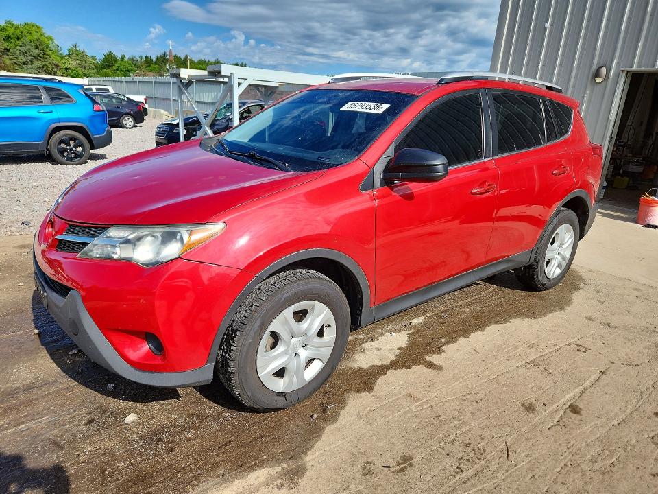2014 Toyota Rav 4 VIN JTMZFREV0EJ011189 COPART salvage auction — HAIL, Wi - Junked Vehicle Bill Of Sale, sold $2,950 on 2026-07-06 (photo 1)
