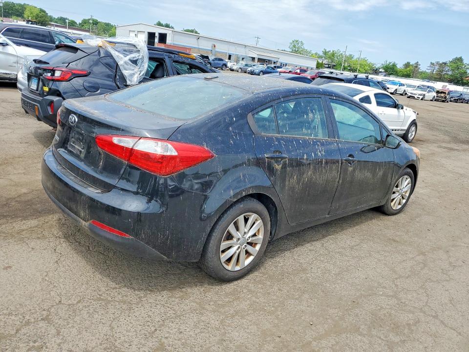 2014 Kia Forte VIN KNAFX4A65E5077759 COPART salvage auction — MINOR DENT/SCRATCHES, CT - CERTIFICATE OF TITLE, sold $575 on 2026-07-10 (photo 3)