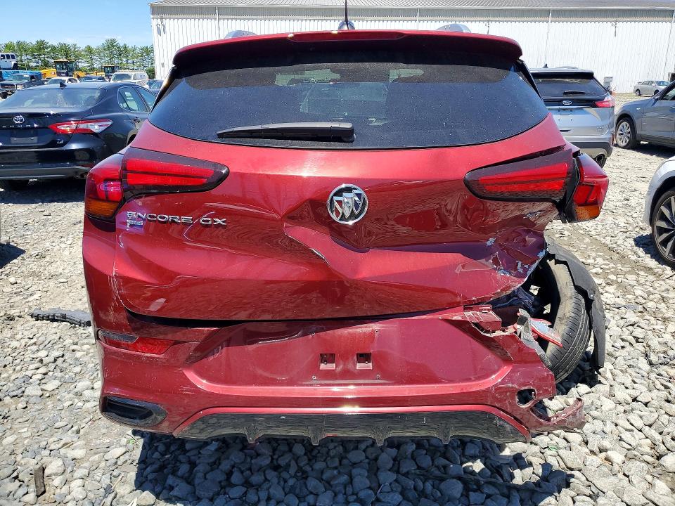 2022 Buick Encore VIN KL4MMCSL3NB026371 COPART salvage auction — REAR END, Nj - Cert Of Title-Salvage, sold $2,650 on 2026-07-20 (photo 6)