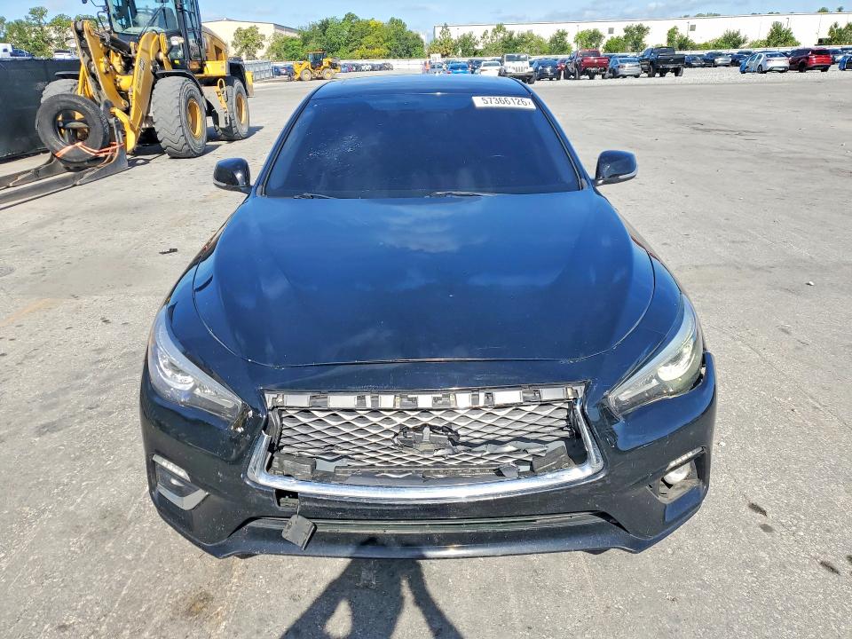 2018 Infiniti Q50 VIN JN1EV7AR4JM440619 COPART salvage auction — FRONT END, Fl - Cert Of Title Slvg Rebuildable, sold $15 on 2026-07-30 (photo 5)