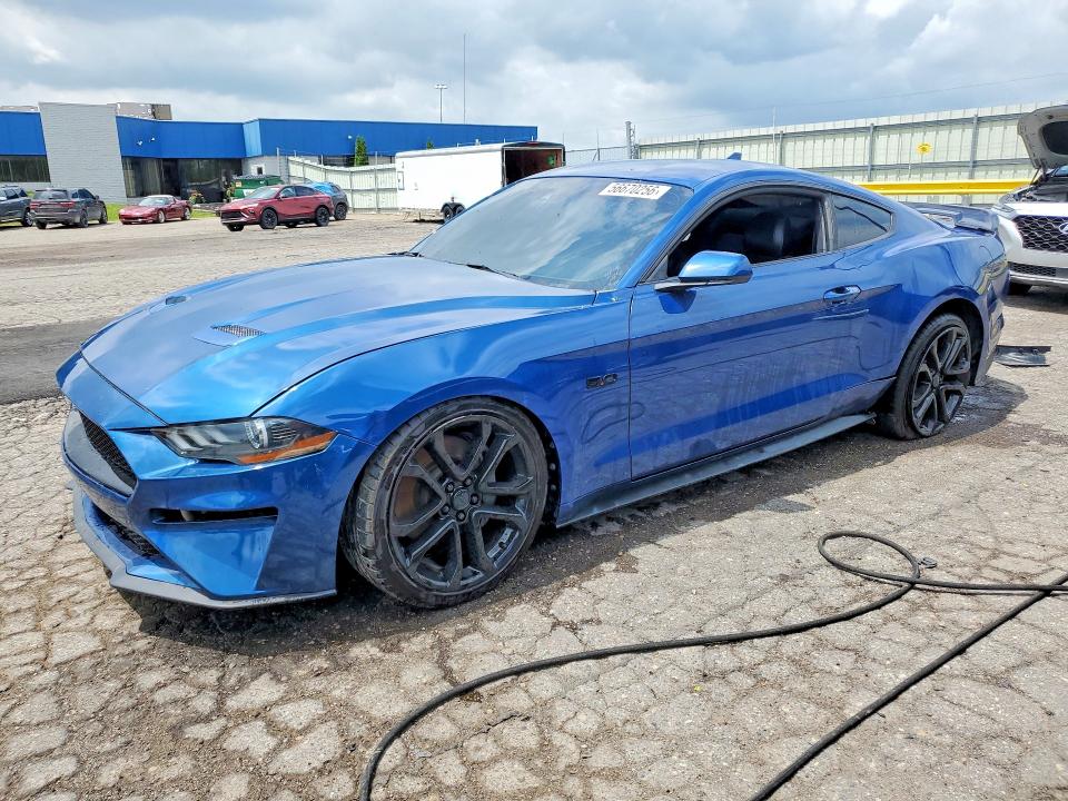 2022 Ford Mustang VIN 1FA6P8CF5N5133437 COPART salvage auction — FRONT END, Tx - Dealer Only Clean Title, sold $9,000 on 2026-07-31 (photo 1)