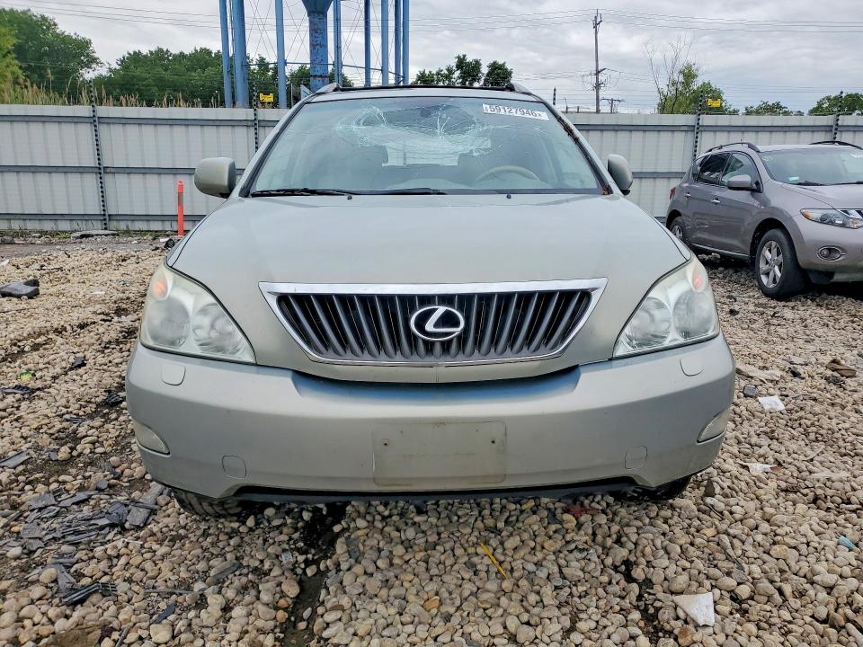 2009 Lexus Rx VIN 2T2HK31UX9C132231 COPART salvage auction — ROOF, IL - SALVAGE CERTIFICATE, sold $1,950 on 2026-07-31 (photo 5)