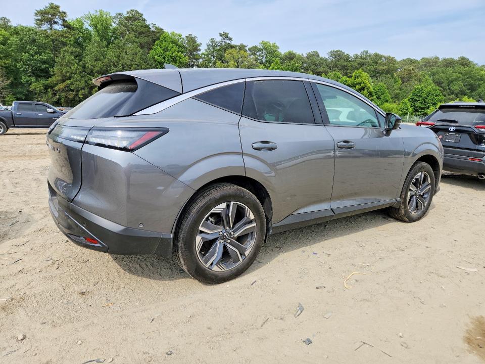 2025 Nissan Murano VIN 5N1AZ3CS7SC131643 COPART salvage auction — SIDE, Md - Cert Of Salvage > 75% Damage, sold $10,800 on 2026-07-28 (photo 3)