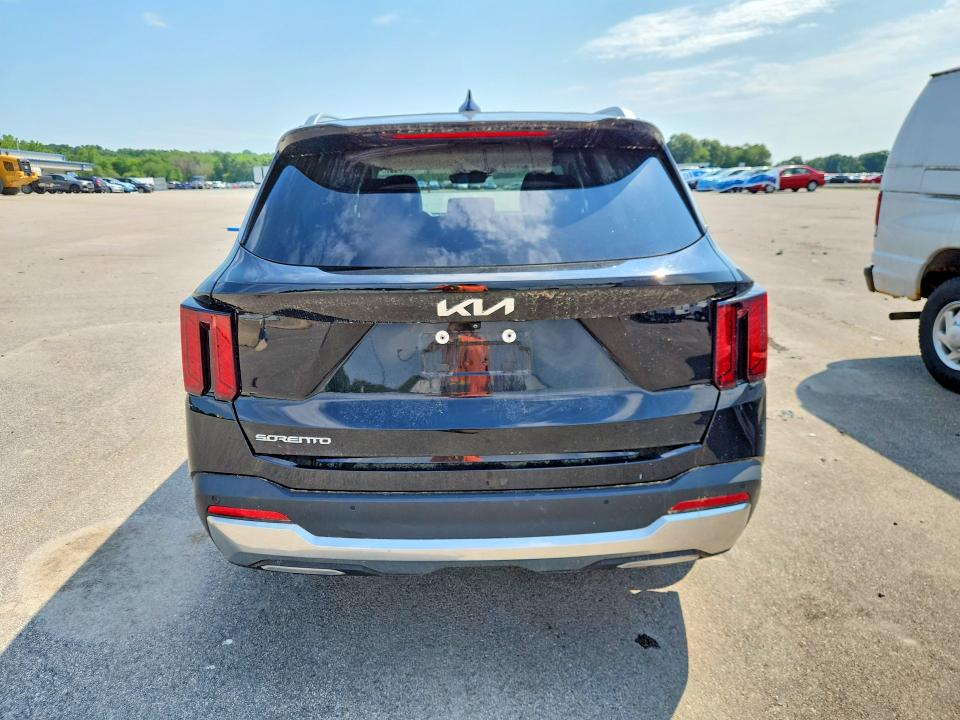 2024 Kia Sorento VIN 5XYRL4JC1RG267539 COPART salvage auction — FRONT END, NJ - CERTIFICATE OF TITLE, sold $15,100 on 2026-07-08 (photo 6)