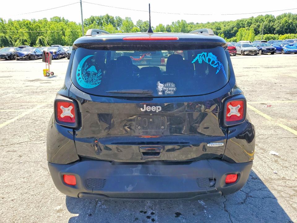 2018 Jeep Renegade VIN ZACCJABB4JPG79104 COPART salvage auction — REAR END, Ky - Cert Of Title-Salvage, sold $525 on 2026-07-13 (photo 6)