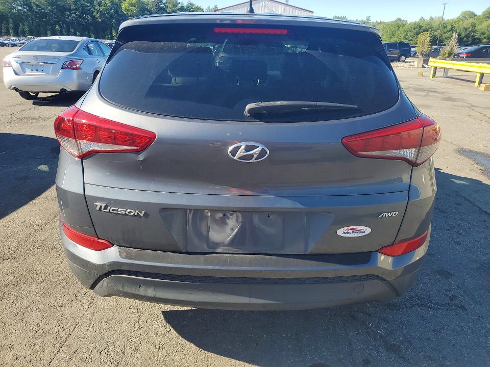 2018 Hyundai Tucson VIN KM8J2CA48JU653148 COPART salvage auction — FRONT END, Ri - Salvage Certificate Of Title, sold $2,300 on 2026-07-16 (photo 6)