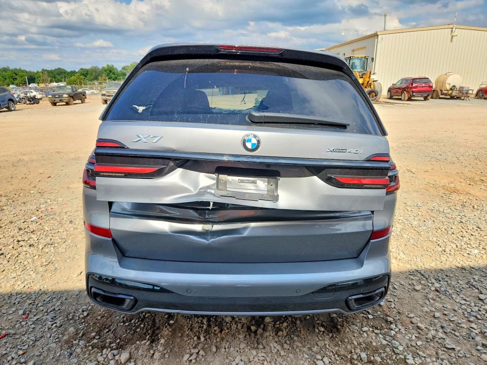 2026 BMW X7 VIN 5UX23EM07T9179787 COPART salvage auction — ALL OVER, AL - CERT OF TITLE-SALVAGE TITLE, sold $15,100 on 2026-07-29 (photo 6)