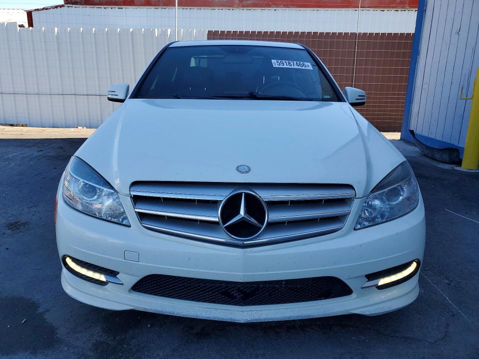 2011 Mercedes-benz C class VIN WDDGF8BB1BR148995 COPART salvage auction — FRONT END, Ut - Certificate Of Title, sold $425 on 2026-07-15 (photo 5)