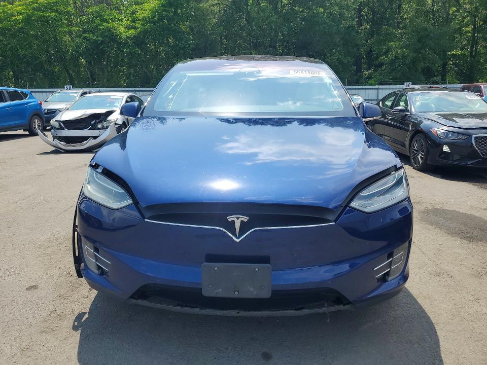 2018 Tesla Model x VIN 5YJXCAE22JF104143 COPART salvage auction — SIDE, Nj - Cert Of Title-Salvage, sold $550 on 2026-07-30 (photo 5)