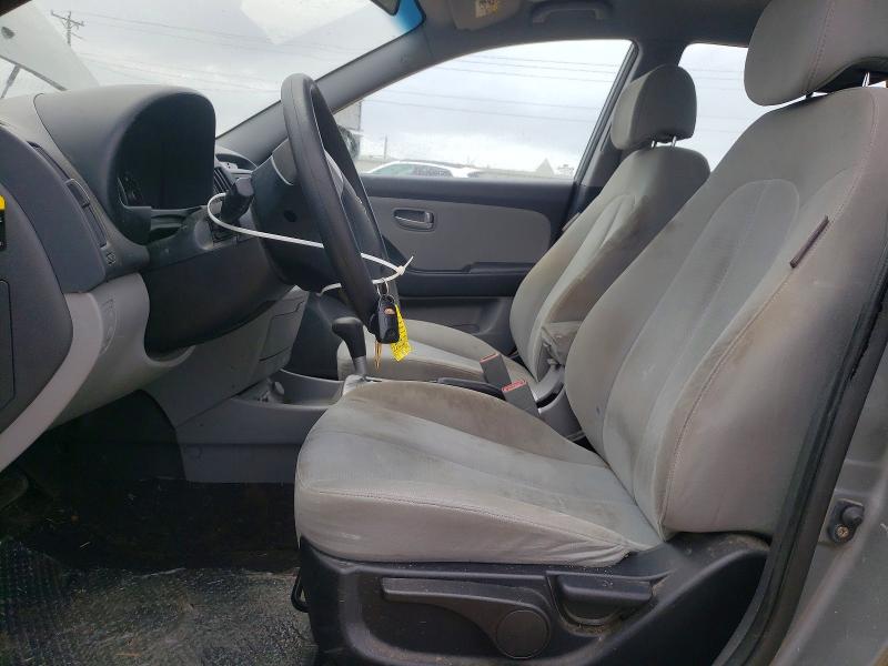2009 Hyundai Elantra VIN KMHDU46D39U777328 COPART salvage auction — FRONT END, Va - Cert Of Title - Salvage, sold $200 on 2026-07-06 (photo 7)