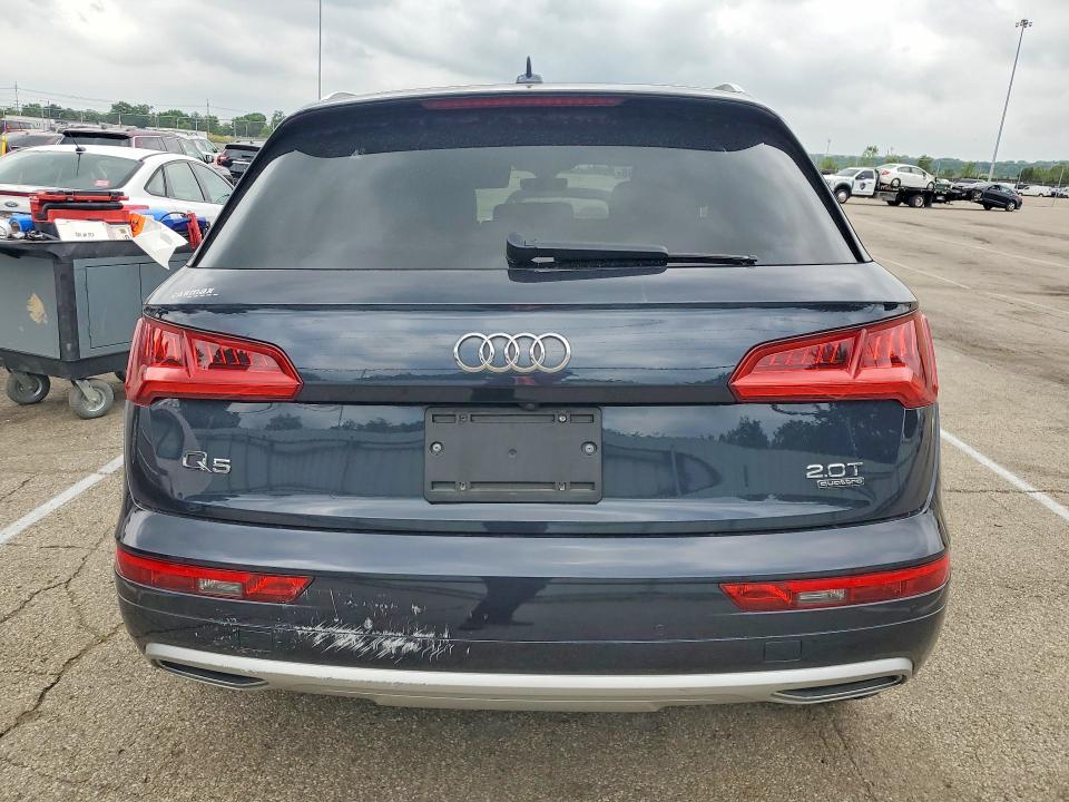 2018 Audi Q5 VIN WA1BNAFY7J2183121 COPART salvage auction — FRONT END, Oh - Cert Of Title-Salvage, sold $3,000 on 2026-07-15 (photo 6)