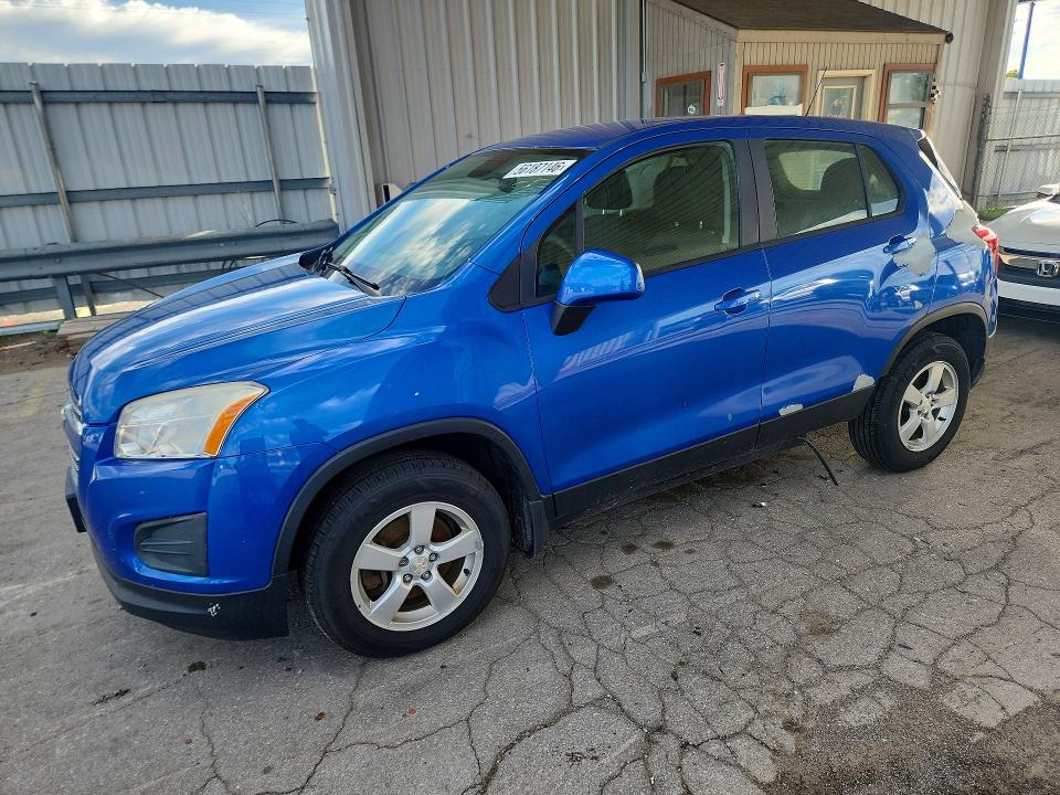 2016 Chevrolet Trax VIN KL7CJNSB5GB565975 COPART salvage auction — SIDE, Oh - Certificate Of Title, sold $1,400 on 2026-07-06 (photo 1)
