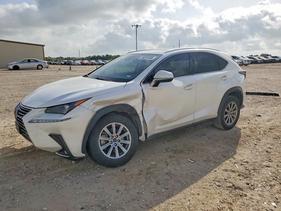 2021 Lexus Nx VIN JTJDARBZ5M5030891 COPART salvage auction — FRONT END, TX - SALVAGE VEHICLE TITLE (P), sold $5,100 on 2026-07-22 (photo 1)