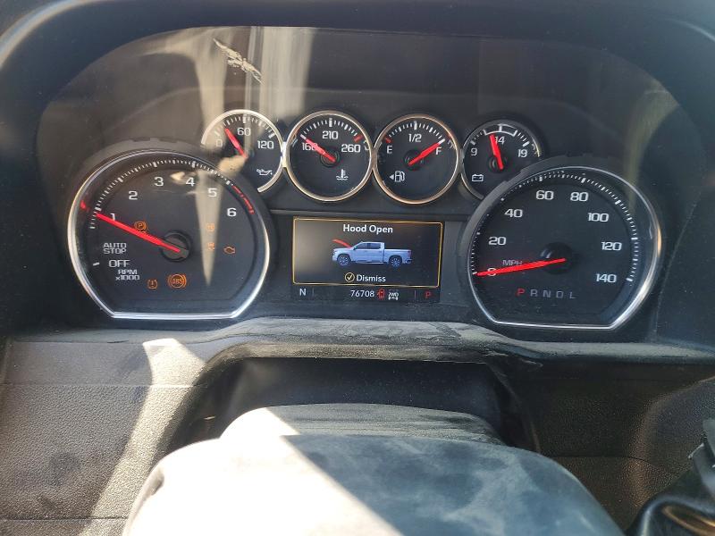 2021 Chevrolet Silverado 1500 VIN 3GCUYDET8MG145762 COPART salvage auction — VANDALISM, CA - CERTIFICATE OF TITLE, sold $15,100 on 2026-07-28 (photo 9)