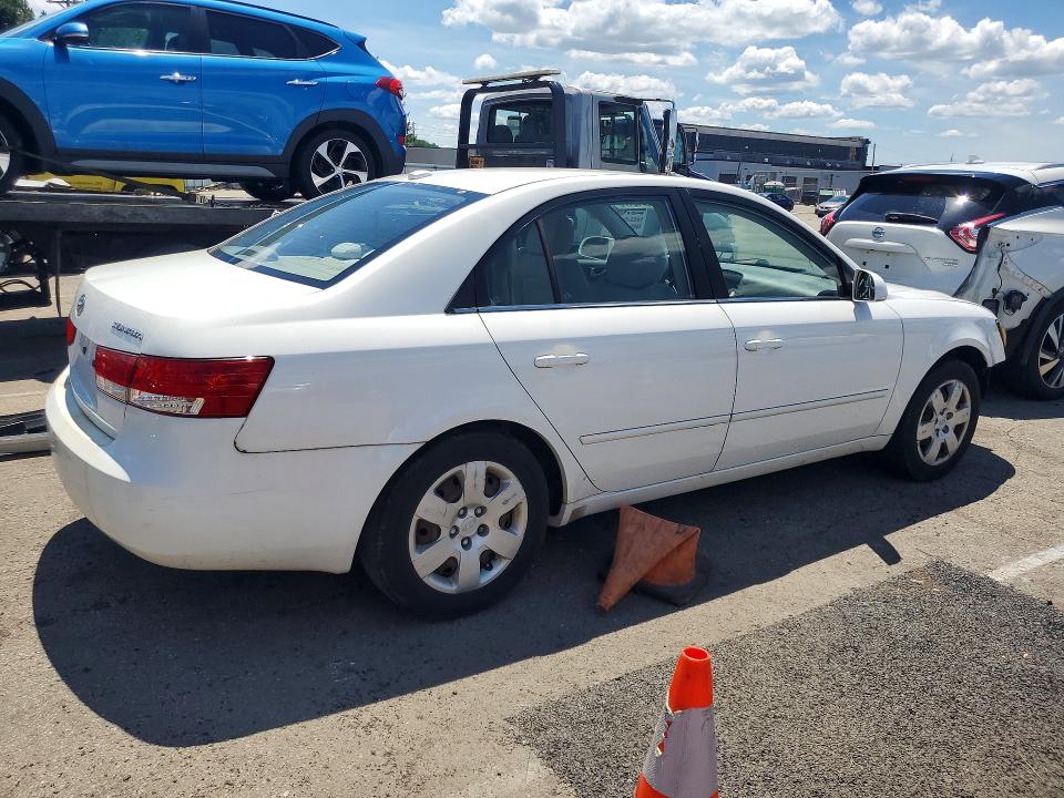 2008 Hyundai Sonata VIN 5NPET46CX8H397902 COPART salvage auction — FRONT END, Oh - Cert Of Title-Salvage, sold $225 on 2026-07-08 (photo 3)