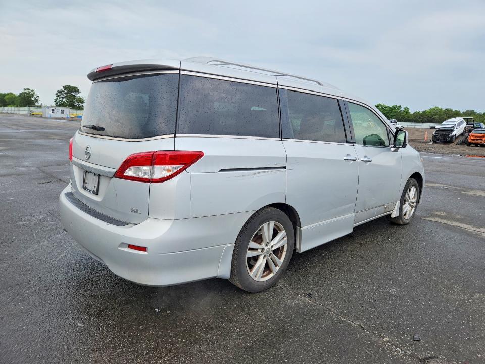 2014 Nissan Quest VIN JN8AE2KPXC9046080 COPART salvage auction — SIDE, Ny - Certificate Of Title, sold $80 on 2026-07-29 (photo 3)