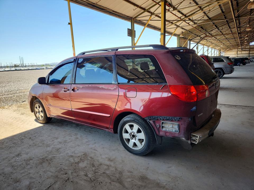 2006 Toyota Sienna VIN 5TDZA23C36S524349 COPART salvage auction — MECHANICAL, Az - Certificate Of Title, sold $450 on 2026-07-27 (photo 2)