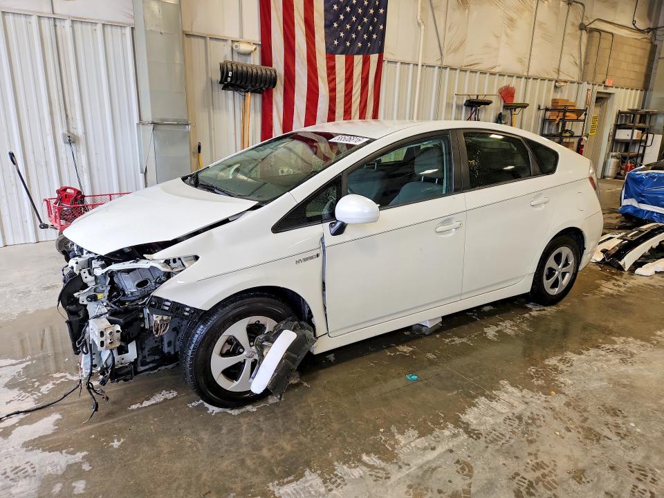 2014 Toyota Prius VIN JTDKN3DU9E1751012 COPART salvage auction — FRONT END, Wi - Junked Vehicle Bill Of Sale, sold $1,300 on 2026-07-07 (photo 1)