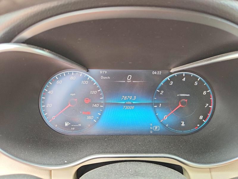 2021 Mercedes-benz C-klasse VIN W1KWF8DB2MR618852 COPART salvage auction — FRONT END, Tx - Salvage Vehicle Title, sold $2,450 on 2026-07-15 (photo 9)