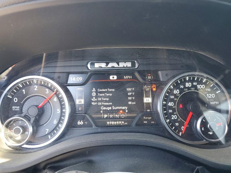 2022 Ram 1500 VIN 1C6SRFMT9NN434800 COPART salvage auction — REAR END, Ca - Salvage Certificate, sold $3,500 on 2026-07-24 (photo 9)