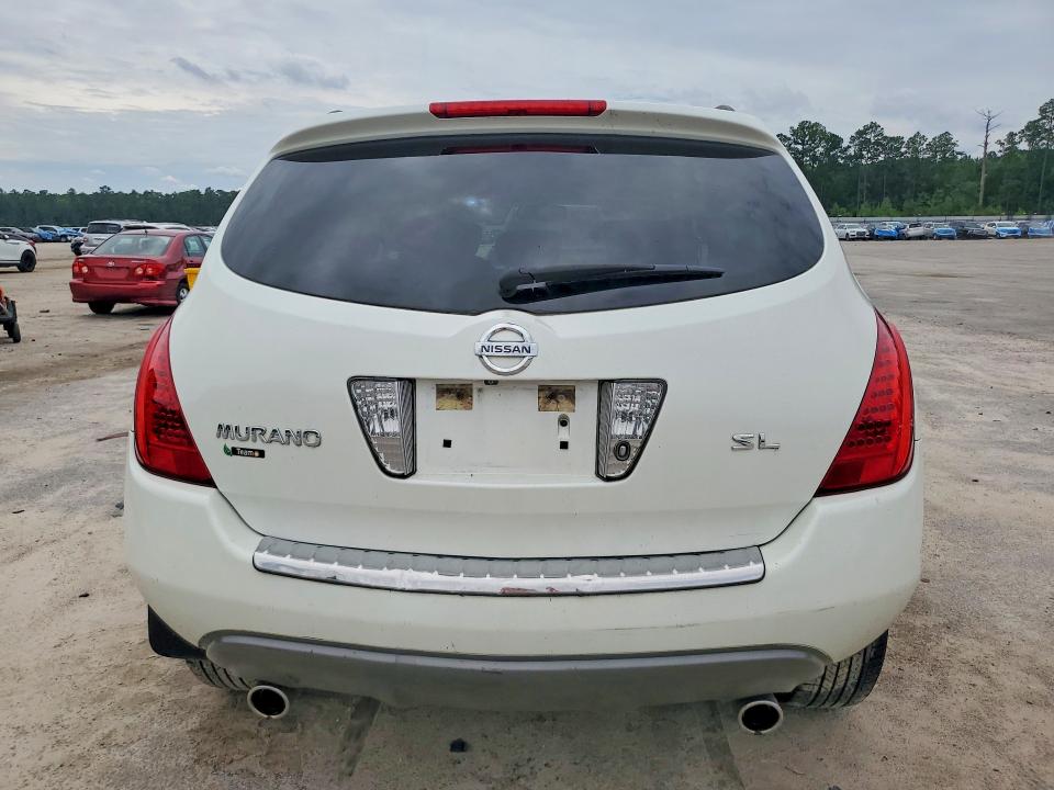 2007 Nissan Murano VIN JN8AZ08T97W526552 COPART salvage auction — FRONT END, Sc - Cert Of Title-Salvage, sold $575 on 2026-07-27 (photo 6)