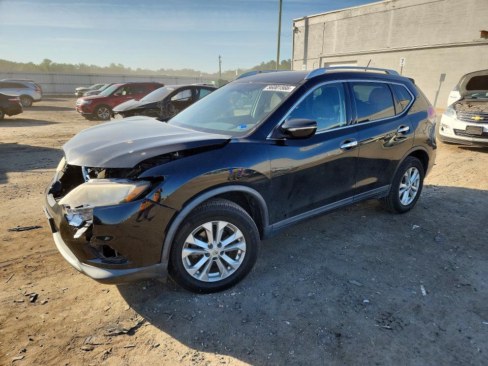 2015 Nissan Rogue VIN KNMAT2MV9FP586145 COPART salvage auction — FRONT END, VA - CERT OF TITLE - SALVAGE, sold $1,150 on 2026-07-29 (photo 1)