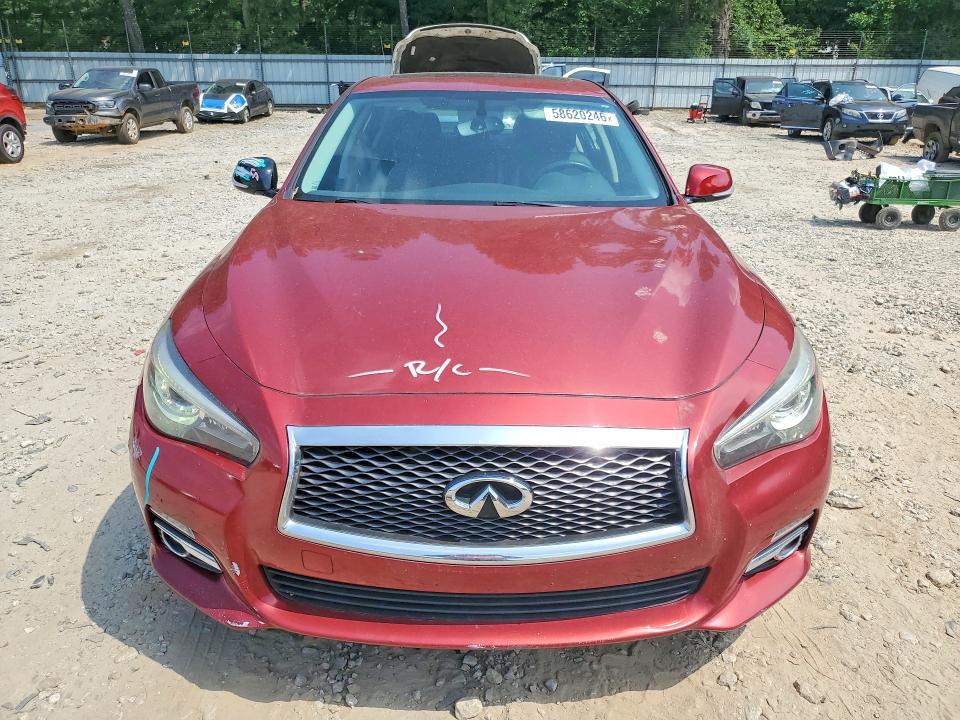 2016 Infiniti Q50 VIN JN1CV7AP2GM203092 COPART salvage auction — SIDE, GA - CERT OF TITLE-SALVAGE, sold $2,850 on 2026-07-31 (photo 5)