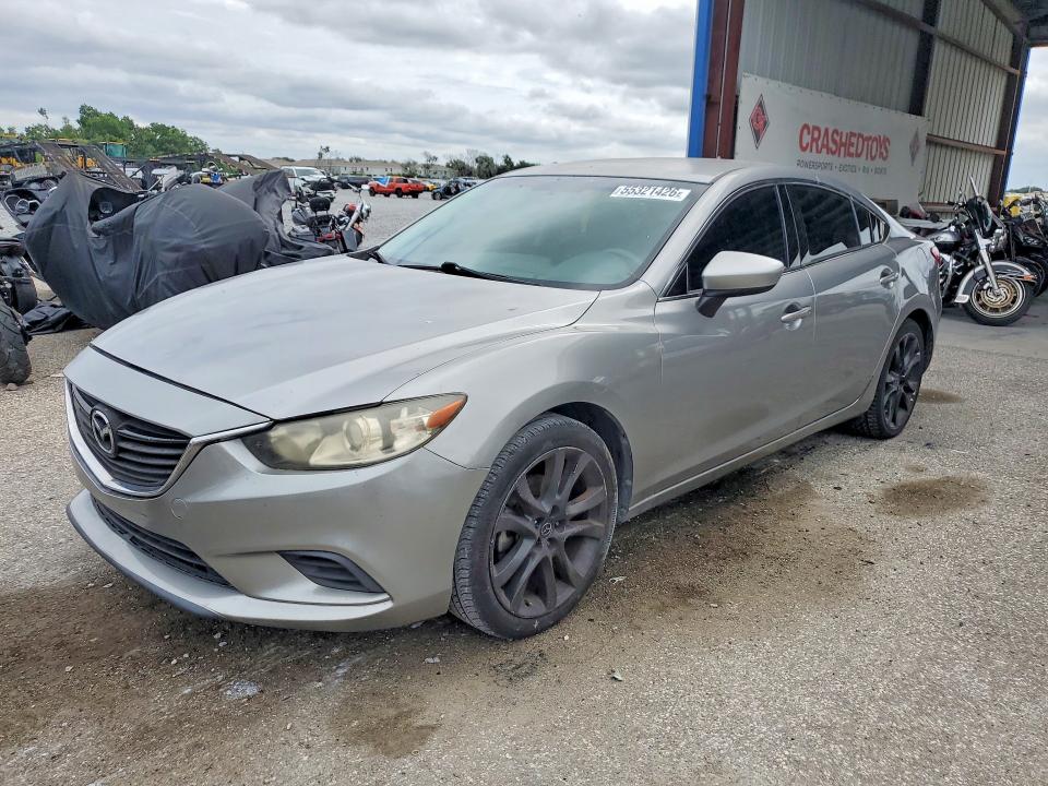 2014 Mazda 6 VIN JM1GJ1V64E1122831 COPART salvage auction — REAR END, Fl - Cert Of Title Slvg Rebuildable, sold $1,000 on 2026-07-14 (photo 1)