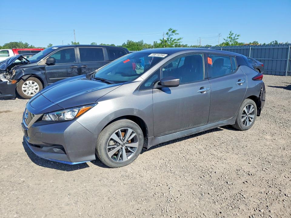 2021 Nissan Leaf VIN 1N4BZ1BV7MC551789 COPART salvage auction — REAR END, ON - PERMIT IRREPAIRABLE, sold $5,600 on 2026-07-02 (photo 1)
